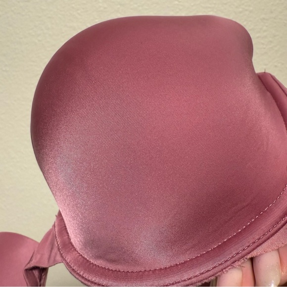 Victorias Secret purple satin perfect coverage seamless underwire bra - Picture 6 of 9